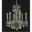 Elegant Lighting 9206D23DB-GT-RC 23 Dia. x 26 H in. Rosalia Collection Hanging Fixture - Dark Bronze Finish&#44; Royal Cut