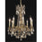 Elegant Lighting 9208D24FG-GT-SS 24 Dia. x 30 H in. Rosalia Collection Hanging Fixture - French Gold Finish&#44; Swarovski Elements