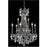 Elegant Lighting 9209D23DB-GT-RC 23 Dia. x 31 H in. Rosalia Collection Hanging Fixture - Dark Bronze Finish&#44; Royal Cut