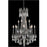Elegant Lighting 9212D24DB-GT-SS 24 Dia. x 36 H in. Rosalia Collection Hanging Fixture - Dark Bronze Finish&#44; Swarovski Elements