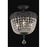 Elegant Lighting 9303F12DB-EC 12 Dia. x 17 H in. Esperanza Flush Mount&#44; Elegant Cut - Dark Bronze