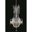 Elegant Lighting 9306D18PW-RC 18 Dia. x 38 H in. Esperanza Hanging Fixture&#44; Royal Cut - Pewter
