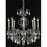 Elegant Lighting 9508D24PW-GT-RC 24 Dia. x 26 H in. Marseille Hanging Fixture&#44; Royal Cut - Pewter