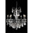Elegant Lighting 9708D24DB-SS 24 Dia. x 30 H in. Athena Hanging Fixture&#44; Swarovski Elements - Dark Bronze