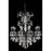 Elegant Lighting 9710D29DB-SS 29 Dia. x 35 H in. Athena Hanging Fixture&#44; Swarovski Elements - Dark Bronze