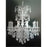Elegant Lighting 9710D29PW-SS 29 Dia. x 35 H in. Athena Hanging Fixture&#44; Swarovski Elements - Pewter