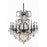 Elegant Lighting 9710D30DB-GT-SS 30 Dia. x 31 H in. Athena Hanging Fixture&#44; Spectra Swarovski - Dark Bronze