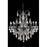 Elegant Lighting 9712D32DB-SS 32 Dia. x 33 H in. Athena Hanging Fixture&#44; Swarovski Elements - Dark Bronze