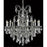 Elegant Lighting 9712D32PW-RC 32 Dia. x 33 H in. Athena Hanging Fixture&#44; Royal Cut - Pewter
