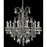 Elegant Lighting 9712D32PW-GT-RC 32 Dia. x 33 H in. Athena Hanging Fixture&#44; Royal Cut - Pewter