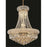 Elegant Lighting 1800D20G-SS 20 D x 26 in. Primo Collection Hanging Fixture - Swarovski Elements&#44; Gold