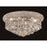 Elegant Lighting 1800F14C-RC 14 D x 8 in. Primo Collection Flush Mount - Royal Cut&#44; Chrome