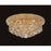 Elegant Lighting 1800F14G-RC 14 D x 8 in. Primo Collection Flush Mount - Royal Cut&#44; Gold