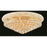 Elegant Lighting 1800F24G-SS 24 D x 12 in. Primo Collection Flush Mount - Swarovski Elements&#44; Gold