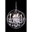 Elegant Lighting 1130D17PN-RC 17 Dia. x 19.5 H in. Geneva Pendent Lamp - Polished Nickel&#44; Royal Cut Crystals