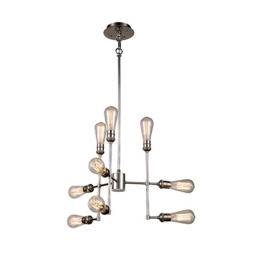 Elegant Lighting 1139D23PN 23 x 23 x 17.5 in. Ophelia Pendant Lamp - Polished Nickel
