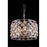 Elegant Lighting 1206D20PN-GT-RC 20 Dia. x 13 H in. Madison Pendent Lamp - Polished Nickel&#44; Royal Cut Golden Teak Crystals