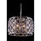 Elegant Lighting 1206D20PN-SS-RC 20 Dia. x 13 H in. Madison Pendent Lamp - Polished Nickel&#44; Royal Cut Silver Shade Crystals