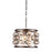 Elegant Lighting 1214D12PN-RC 12 Dia. x 9 H in. Madison Pendant Lamp - Polished Nickel&#44; Royal Cut Crystal Clear