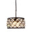 Elegant Lighting 1214D16MB-RC 16 Dia. x 9 H in. Madison Pendant Lamp - Mocha Brown&#44; Royal Cut Crystal Clear