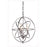 Elegant Lighting 1453D17PN 17 Dia. x 19 H in. Vienna Pendant Lamp - Polished Nickel