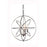 Elegant Lighting 1453D20PN 20 Dia. x 22 H in. Vienna Pendant Lamp - Polished Nickel