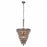 Elegant Furniture & Lighting 1219D18AS-RC Nordic Royal Cut Clear Antique Silver Pendant Lamp&#44; 20 x 18 in.