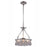 Elegant Furniture & Lighting 1509D15SL Bettina Royal Cut Clear Silver Leaf Pendant Lamp&#44; 19 x 15 in.