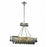 Elegant Furniture & Lighting 1509D34PN Bettina Royal Cut Clear Polished Nickel Pendant Lamp&#44; 25 x 10 x 34 in.
