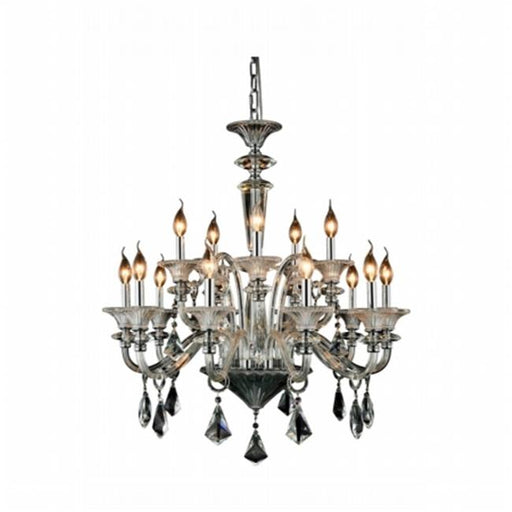 Elegant Furniture & Lighting 7871D34C-RC Aurora Chrome Pendant Lamp&#44; 34 x 32 in.