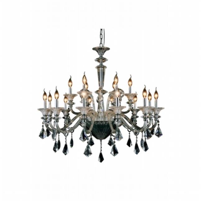 Elegant Furniture & Lighting 7871G40C-RC Aurora Chrome Pendant Lamp&#44; 36 x 40 in.