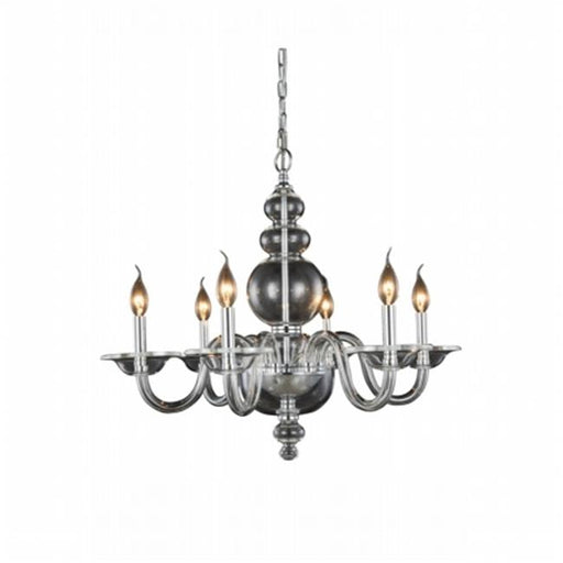 Elegant Furniture & Lighting 7872D27C Champlain Chrome Pendant Lamp&#44; 22 x 27 in.