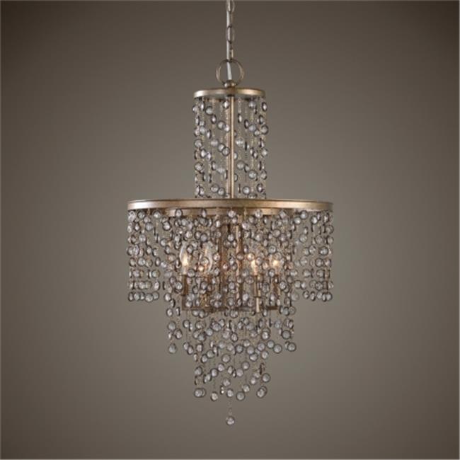 Uttermost 21288 Valka 6 Light Crystal Chandelier