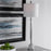 Uttermost 29749-1 32 x 12.5 x 12.5 in. Magnus Buffet Lamp&#44; Chrome