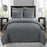 YLS Y00719 King Size Comforter Set - Seville Grey