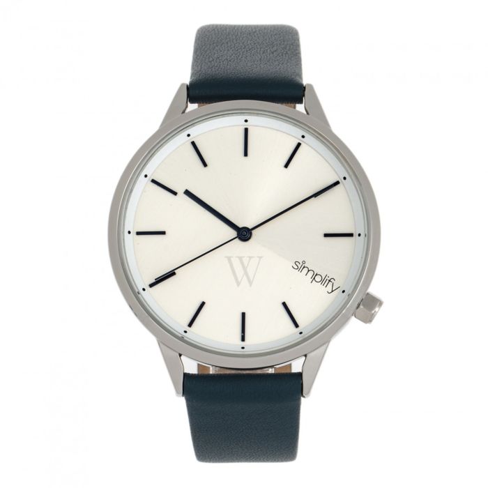 Simplify SIM6702 The 6700 Series Watch&#44; Teal & Silver