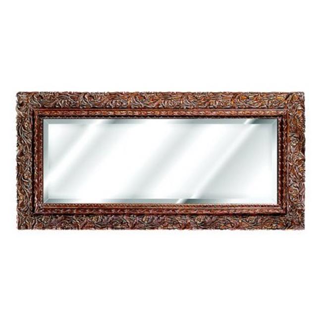 Hickory Manor 4120 BZ Carved Floral Bronze Decorative Mirror