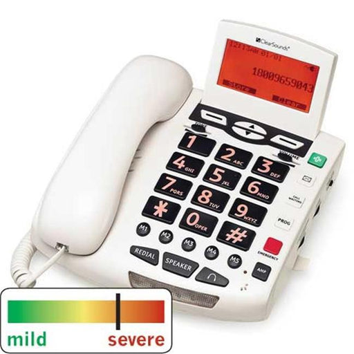 Cicso Independent HC-WCSC600 ClearSounds CSC600 UltraClear White Amplified Phone
