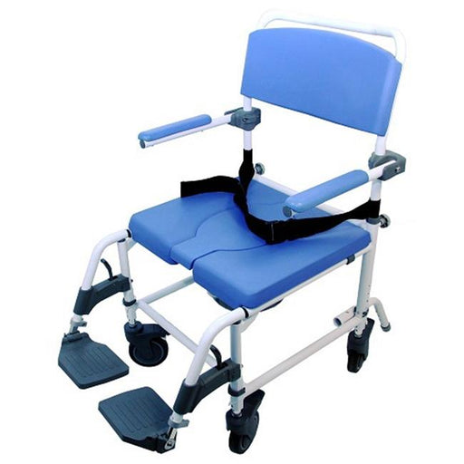 Healthline 791154430194 Aluminum Shower Commode Chair&#44; 22 in. Seat