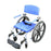 Healthline 791154430200 Aluminum Shower Commode Chair&#44; 22 in. Seat with 24 in. Wheels