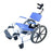 Healthline 791154430156 Aluminum Tilt Shower Commode Chair&#44; 18 in. Seat with 24 in. Wheels