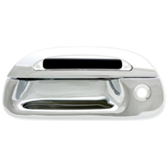 Ford F150&#44; F250 Ld 1997 - 2003 LED Tailgate Handle&#44; Chrome Red Led&#44; Smoke Lens