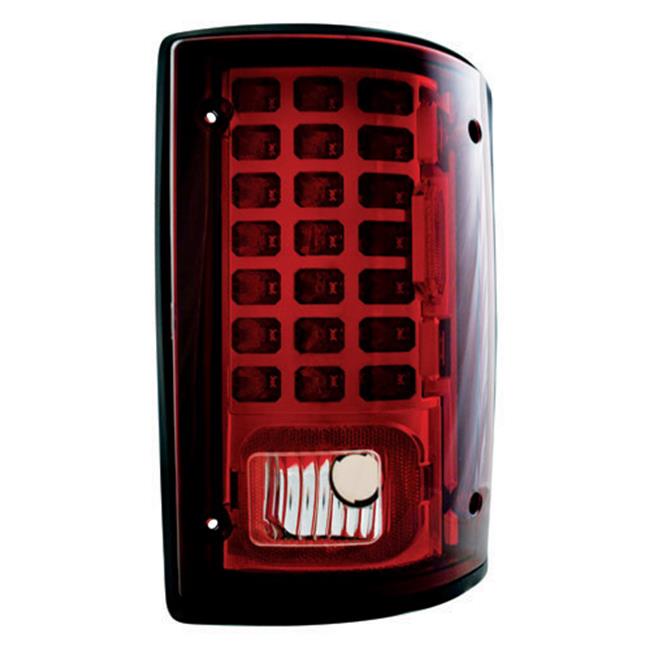 Ford Econoline 1995 - 2012 Tail Lamps&#44; LED Ruby Red