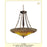 JB Hirsch Home Decor FC2626 26 in. Golden Lotus Tiffany Chandelier