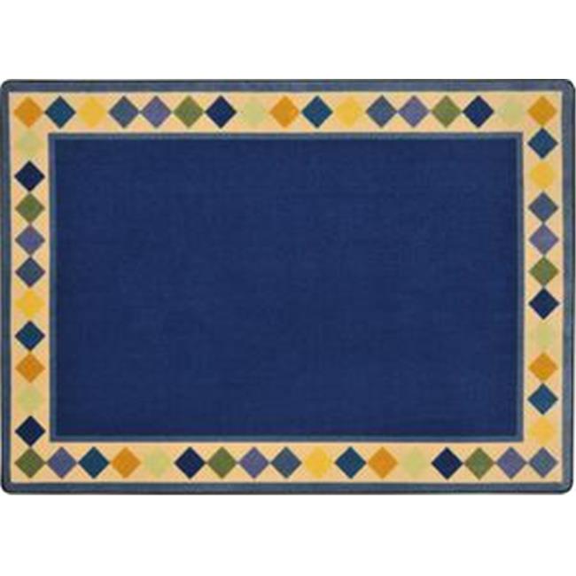 Joycarpets 1856E Round Delightful Diamonds Rug - 7 Ft. 7 in.