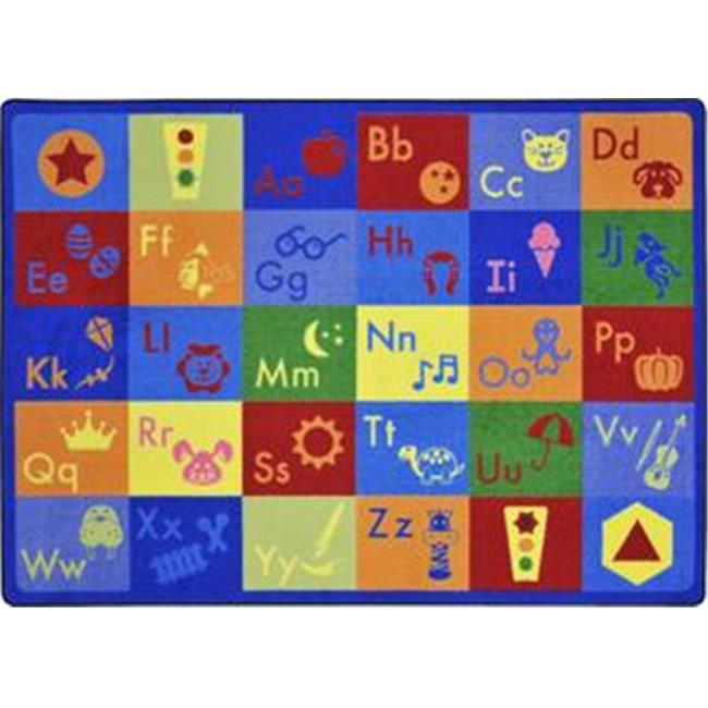 Joycarpets 1870D Rectangular Simply Phonics Rug - 7 Ft. 8 in. x 10 Ft. 9 in.