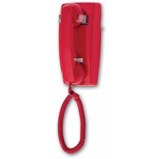 Cortelco 255447-VBA-NDL Wall Mount No Dial - Red