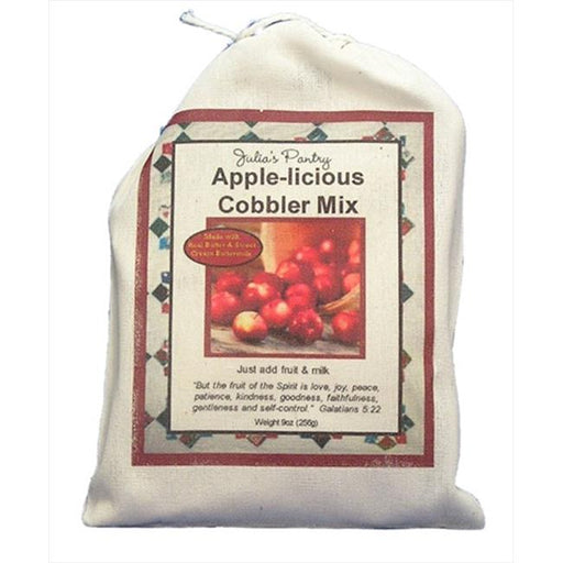 Julias Pantry JP100 Apple-icious Cobbler Mix Cloth Bag 9oz&#44; Pack of 4