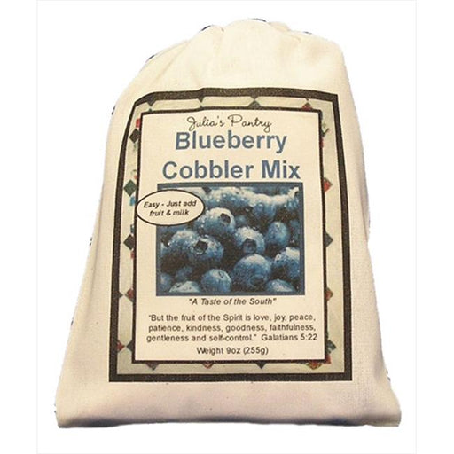 Julias Pantry JP102 Blueberry Cobbler Mix Cloth Bag 9oz&#44; Pack of 4