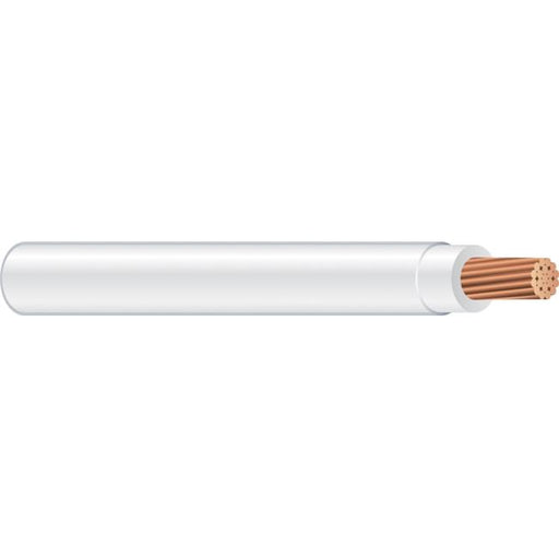 14 AWG 500ft. White Stranded THHN Copper Conductor   - Pack of 500